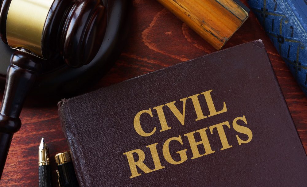 civil,rights,title,on,a,book,and,gavel.