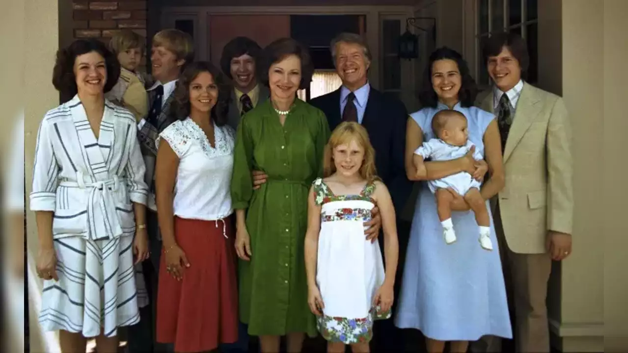 Jimmy Carter with family