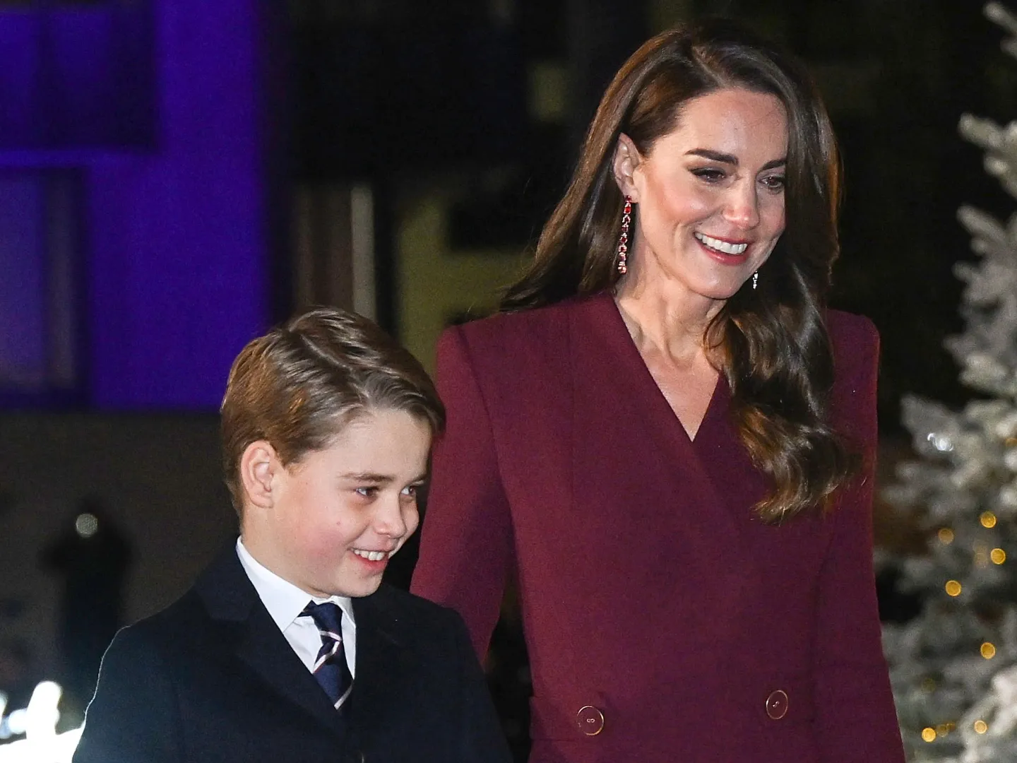 Kate Middleton with Prince George