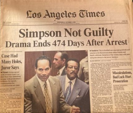 o.j. simpson la times