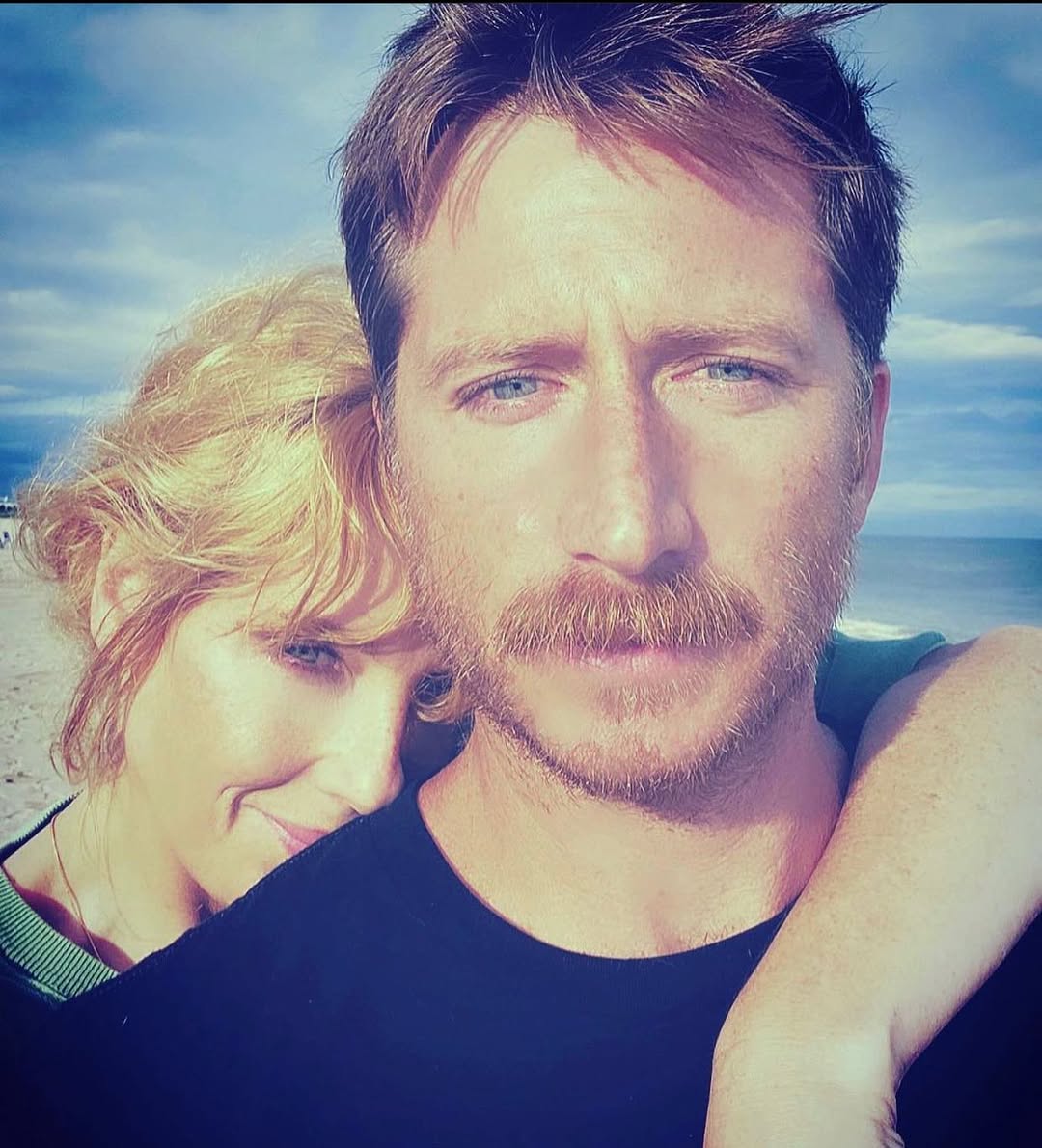 Kelly Reilly with husband Kyle Baugher