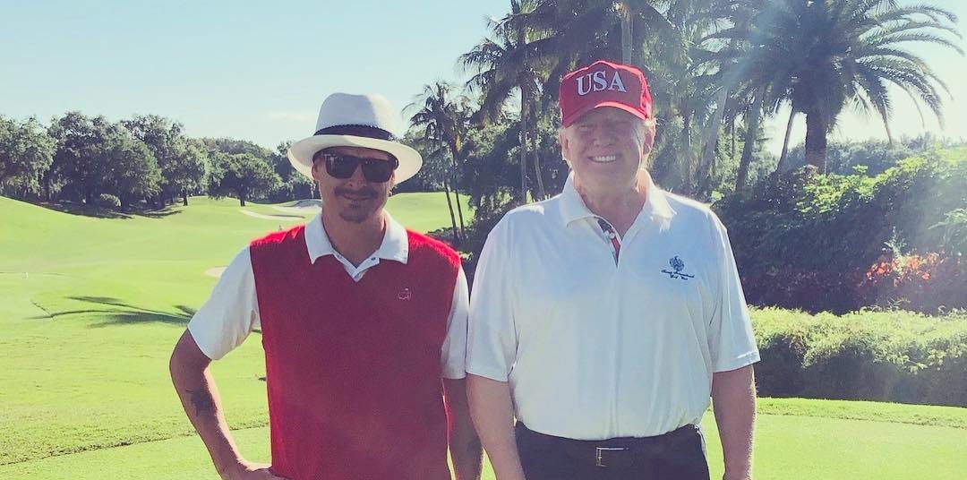 Donald Trump with Kid Rock