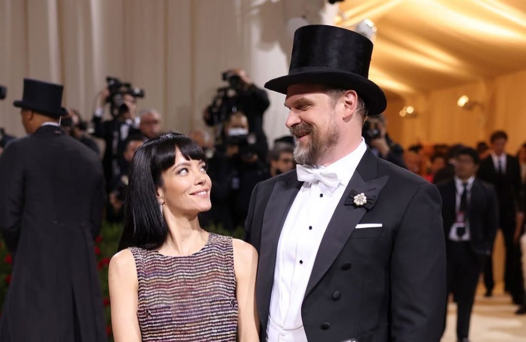 Lily Allen and David Harbour