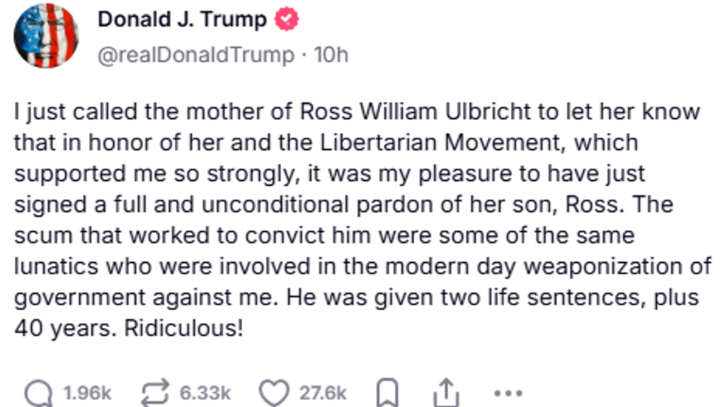 donald trump ross ulbricht 6807242