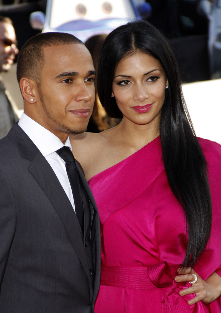 nicole,scherzinger,and,lewis,hamilton,at,the,los,angeles,premiere