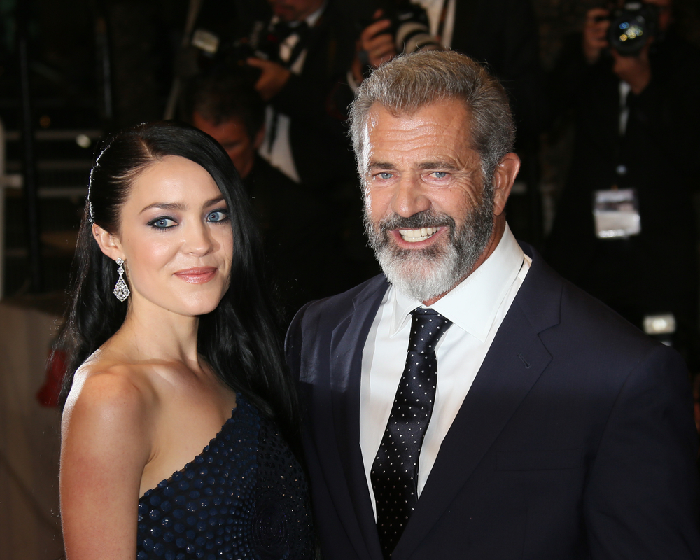 Mel Gibson, Rosalind Ross attend the 'Blood Father' Premiere during the 69th annual Cannes Film Festival at the Palais des Festivals on May 21, 2016 in Cannes, France.