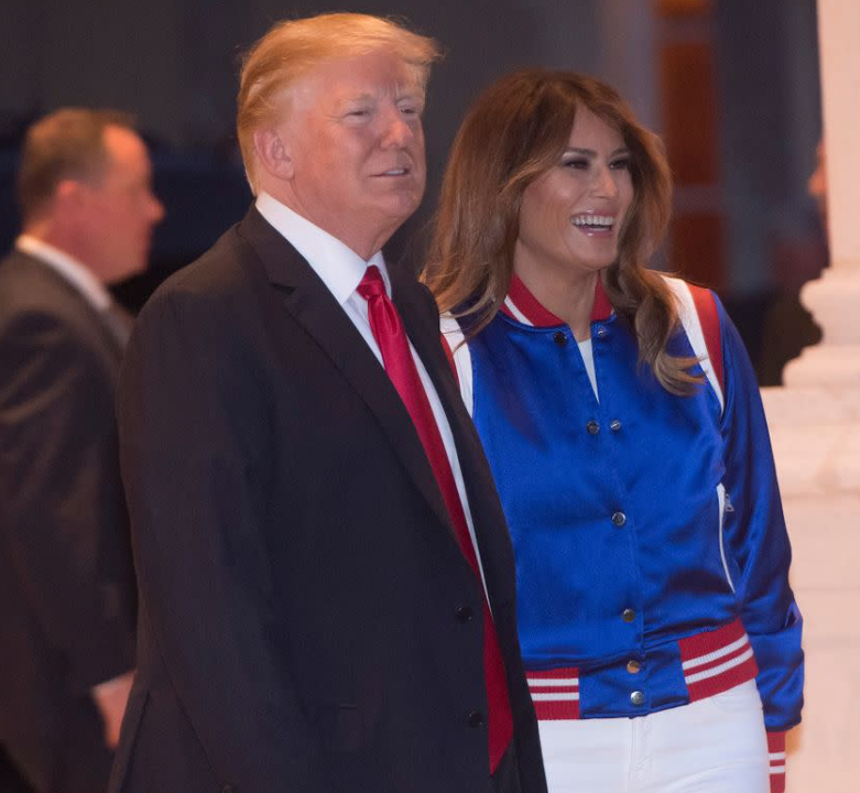 donald trump with melania