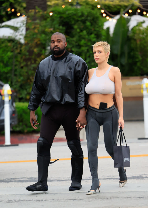 Kanye West and Bianca Censori's Daring 2025 Grammy Look