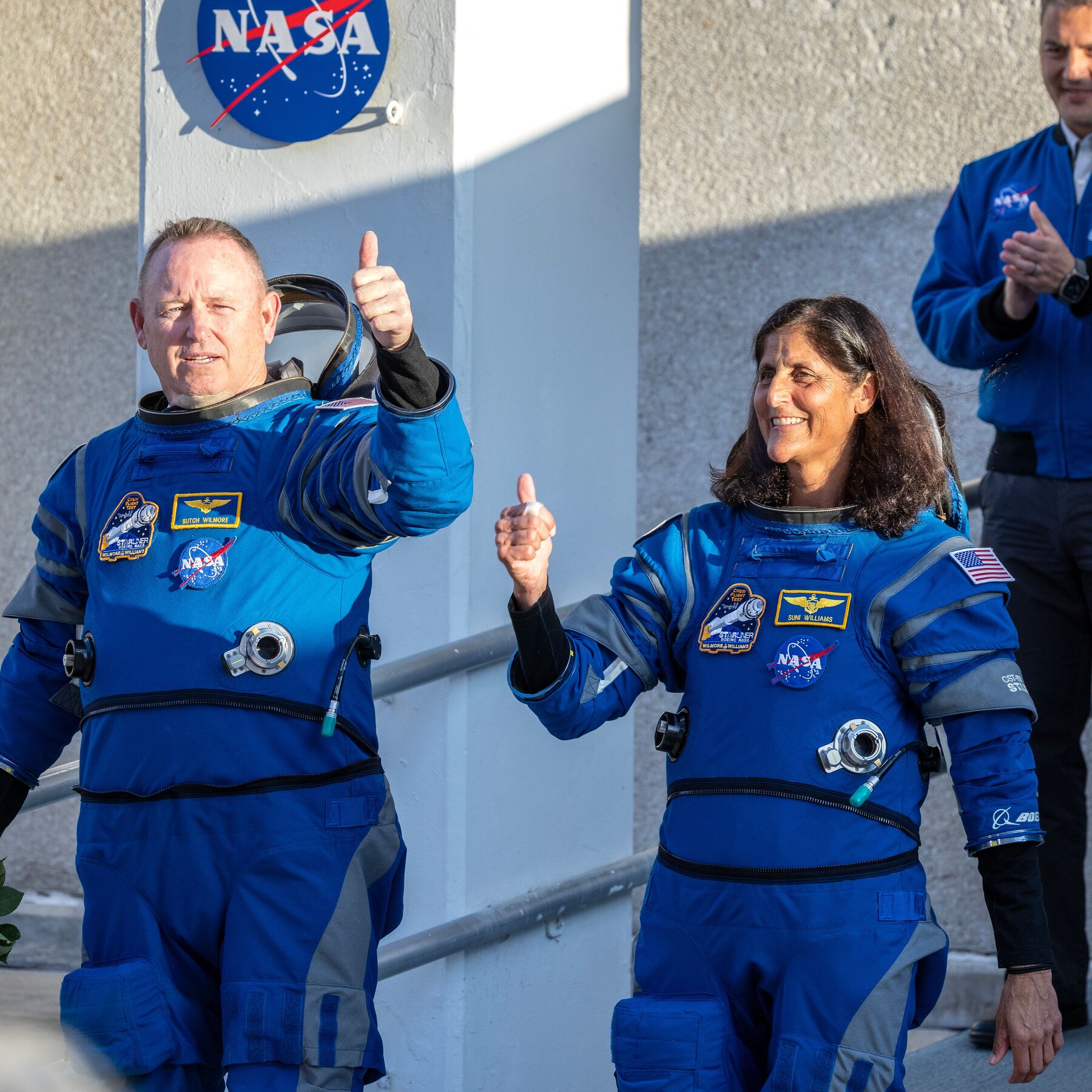 Suni Williams and Butch Wilmore - Astronauts Riding on Boeing's Starliner 