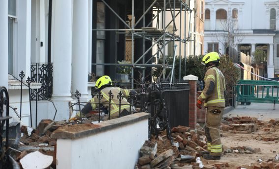 Notting hill house collapse 