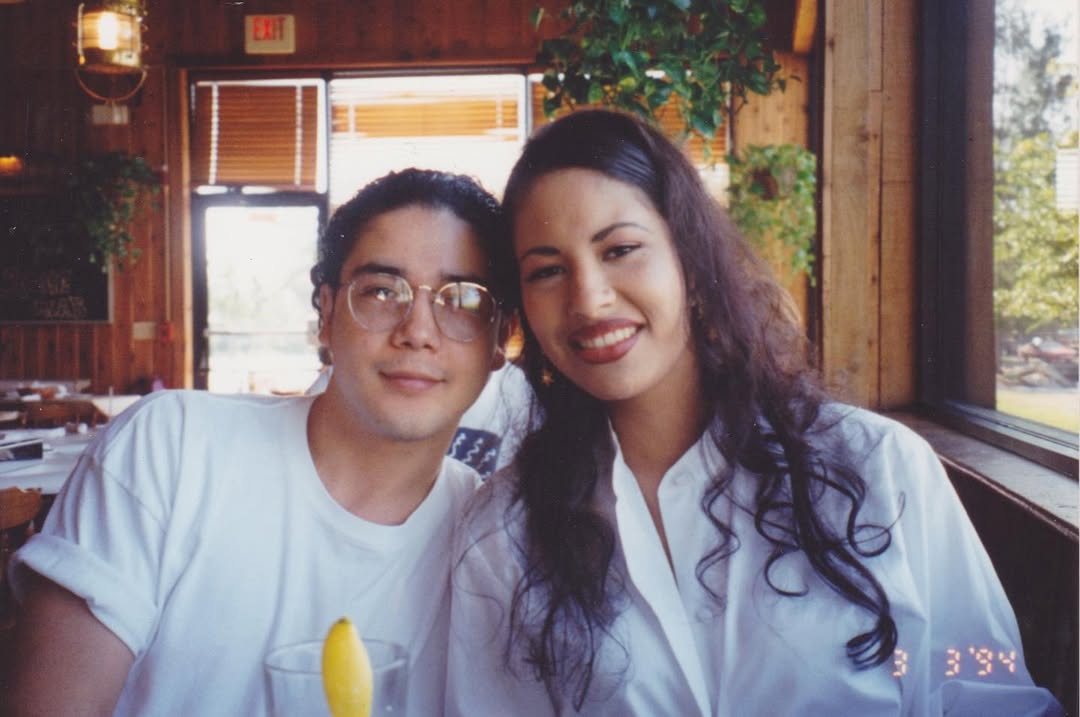 Selena Quintanilla and Chris Perez