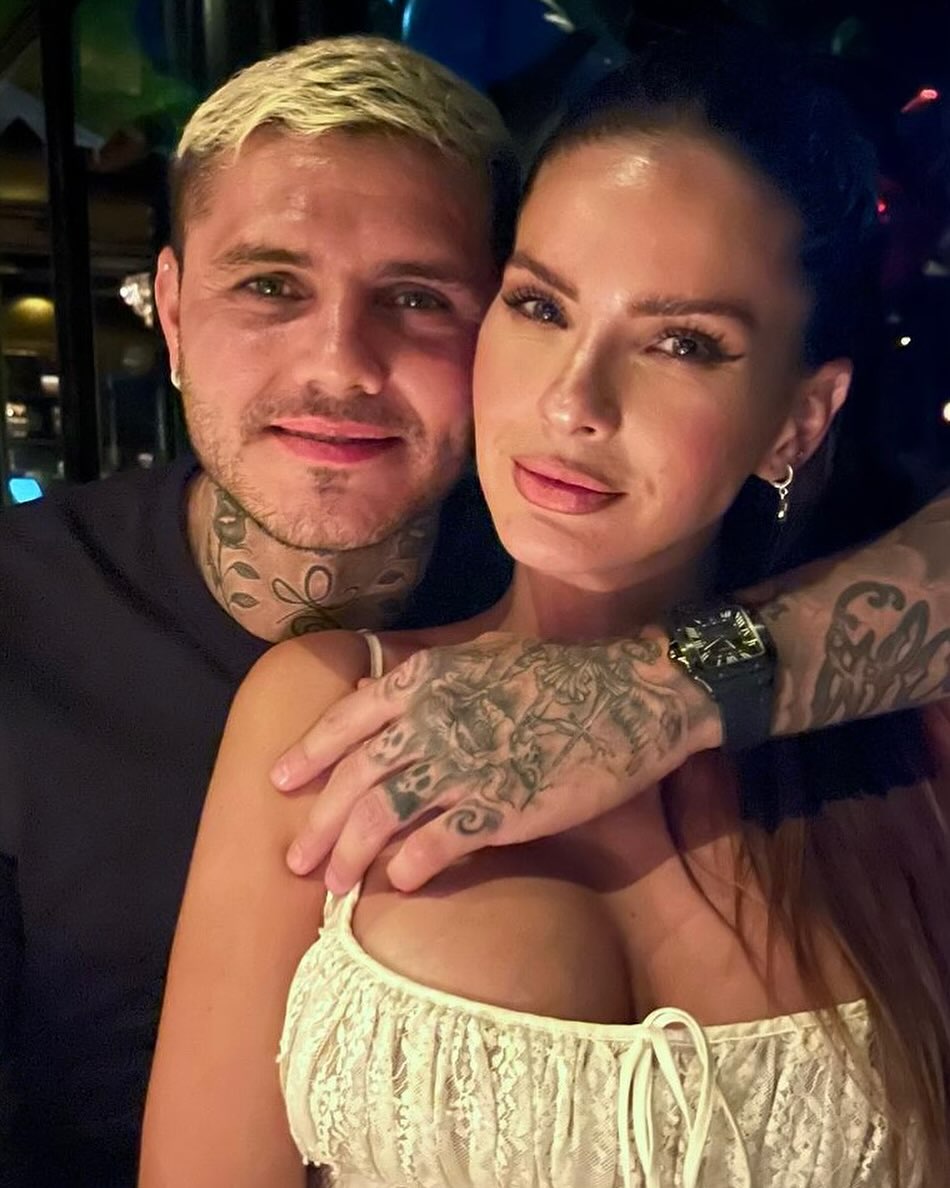 Mauro Icardi with China Suarez