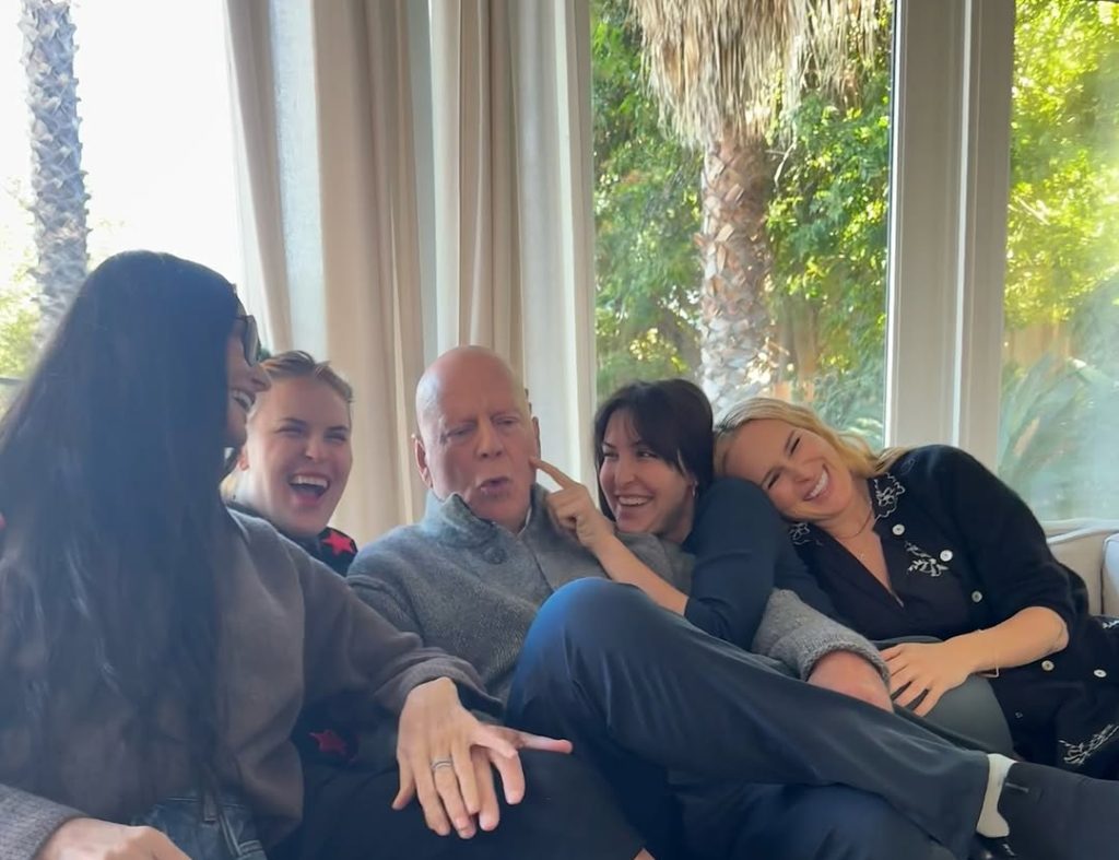 Demi Moore Celebrates Bruce Willis’ 70th Birthday with Family