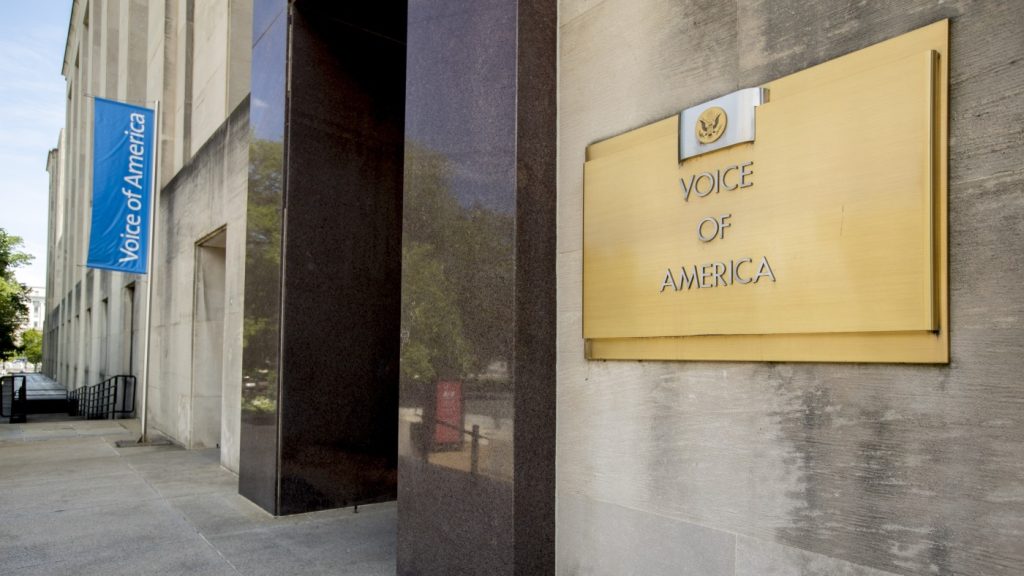 Trump Slashes Funding for Voice of America—Employees Put on Leave.